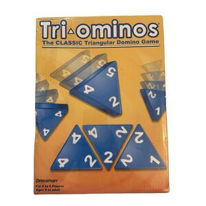 Tri Ominos NEW The Classic Triangular Domino Game Sealed 2-6 Players